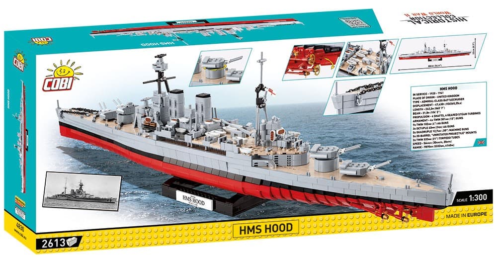 LEGO COBI Bojni ladja HMS Hood 3