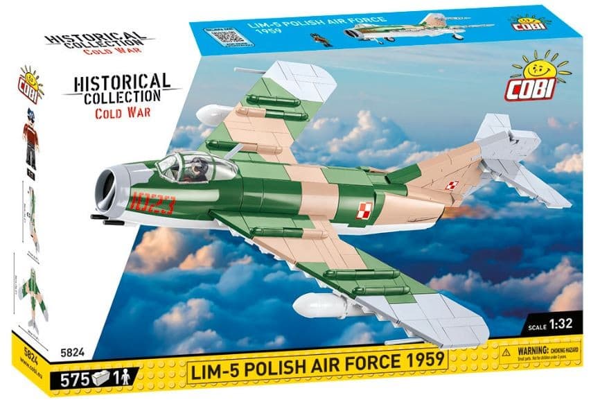 Model COBI KLOVCI Lovsko letalo Lim-5 poljsko vojno letalstvo 1959