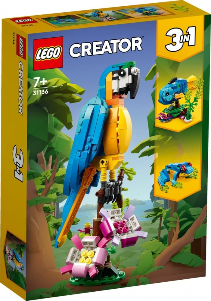 LEGO Creator 3v1 31136 Eksotična papiga