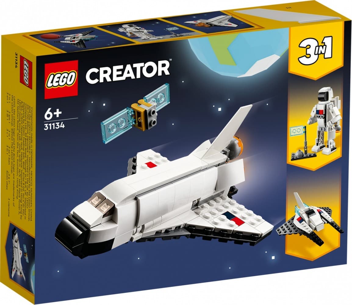 LEGO Creator 3v1 31134 Vesoljski raketoplan