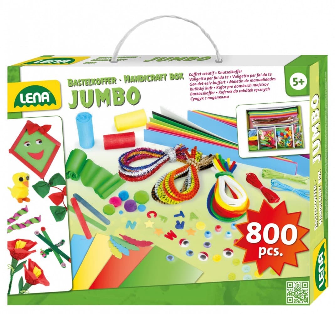 LENA Ustvarjalni set Jumbo, Zelena škatla