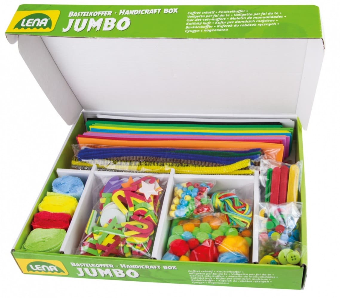 LENA Ustvarjalni set Jumbo, Zelena škatla 7