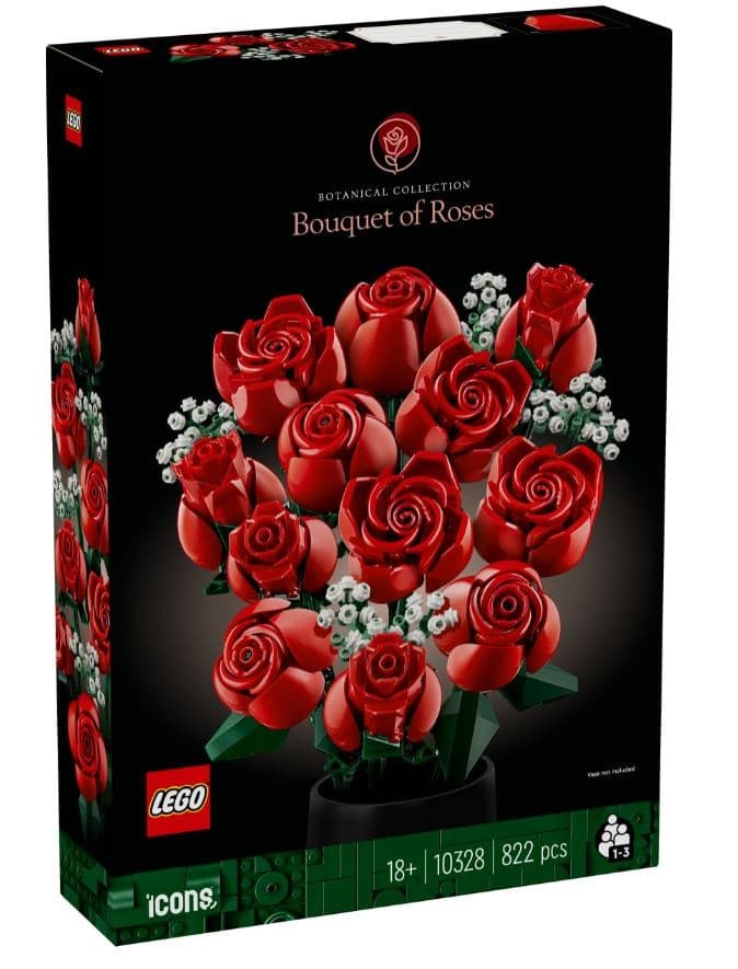 LEGO Botanicals 10328 Buket vrtnic - cvetoče gradnje