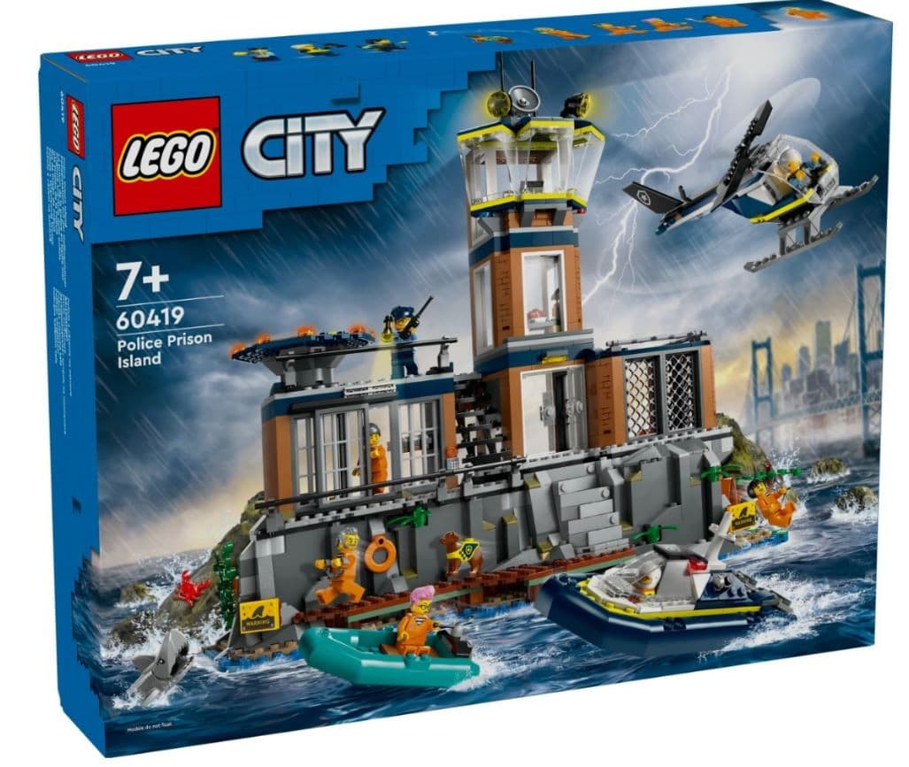 LEGO City 60419 "Zapor na otoku" - Pustolovščine v priporu
