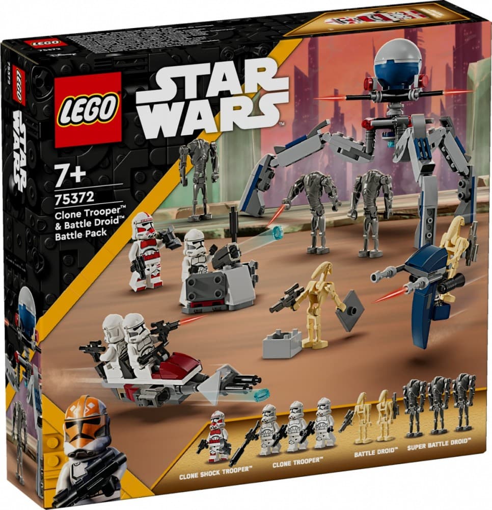 LEGO Star Wars Bojni komplet 75372 z vojakom klonov in droidom