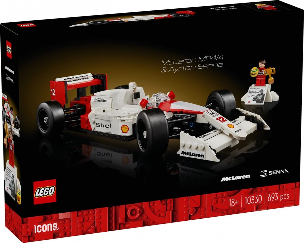 LEGO Icons McLaren MP4/4 in Ayrton Senna 10330