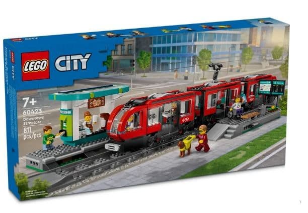 LEGO City 60423 Tramvaj in postaja