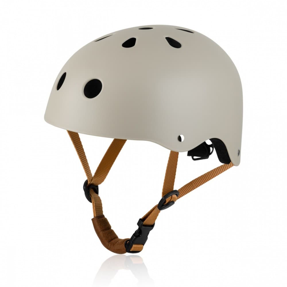 Otroška kolesarska čelada LIONELO Helmet, bež pesek