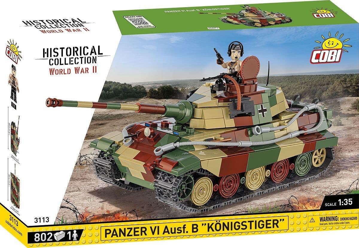 COBI Kocke Nemški težki tank Panzer VI Tiger II