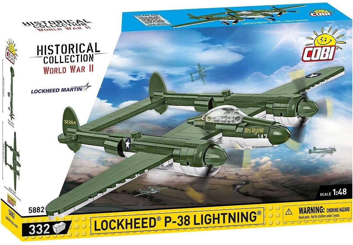 COBI Kocke Lovsko letalo Lockheed P-38 Lightning