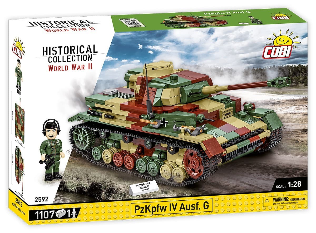 COBI Kocke Nemški tank WWII Panzer IV Ausf. G