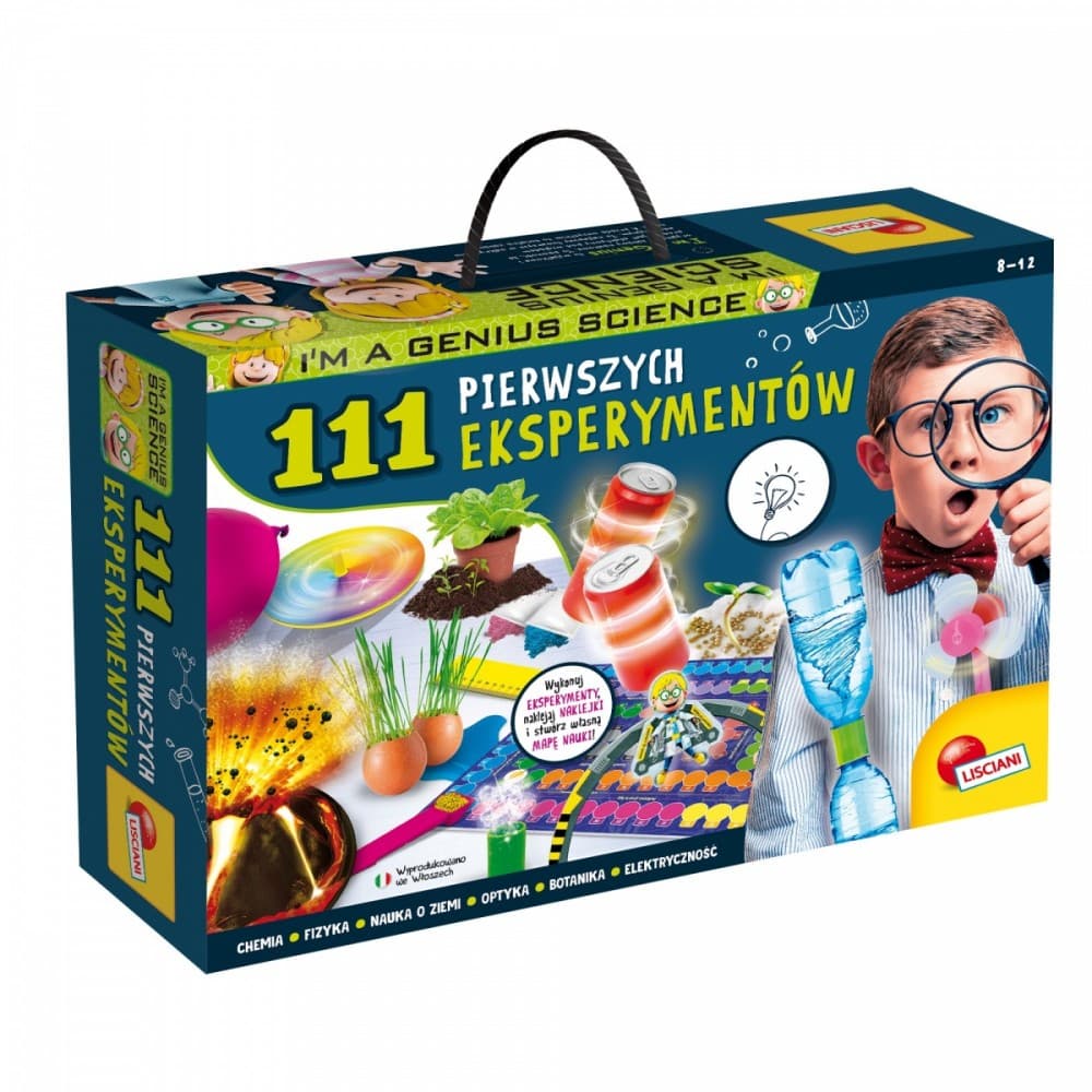 Znanstveni komplet LISCIANI "Im a Genius" - 111 prvih eksperimentov