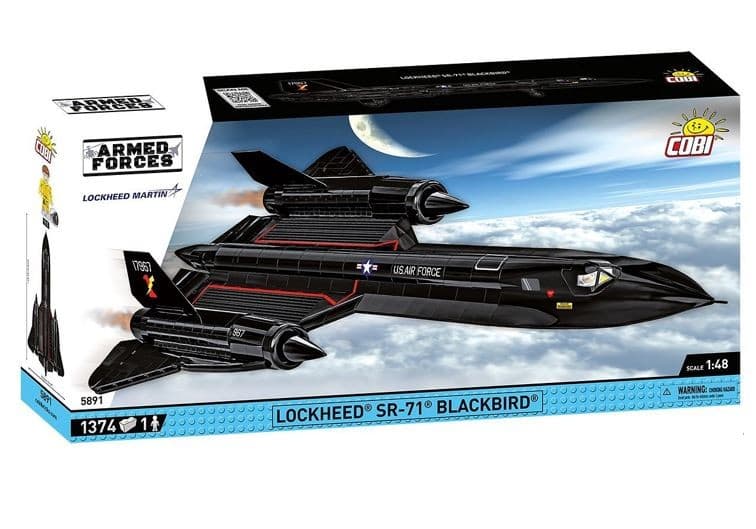 COBI Kocke: Bojni letalo Lockheed SR-71 Blackbird (1374 kosov)