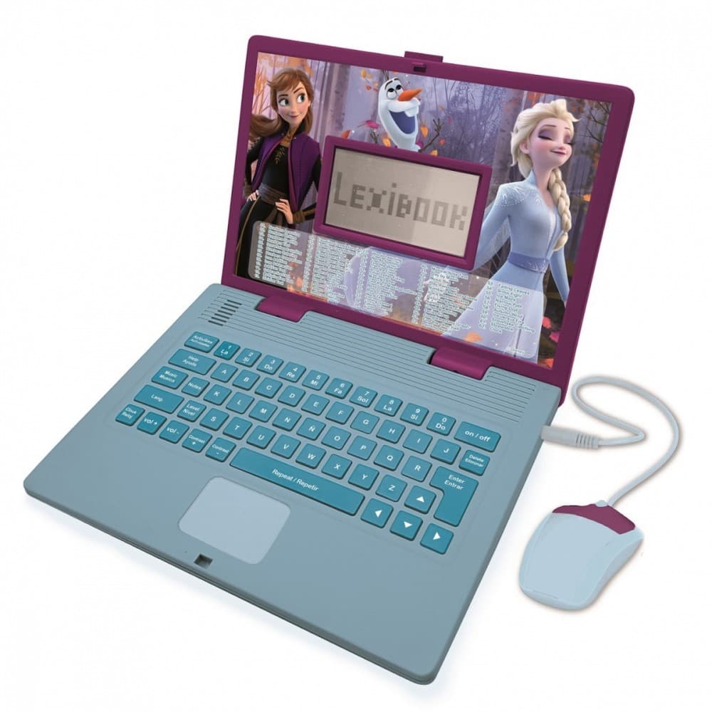 LEXIBOOK Disney Frozen Dvojezični izobraževalni prenosnik (124 aktivnosti)