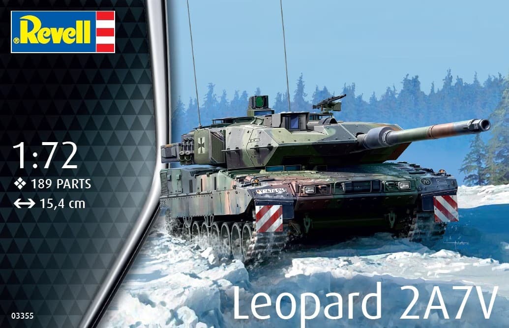 REVELL Plastični model tanka Leopard 2A7V 1/72