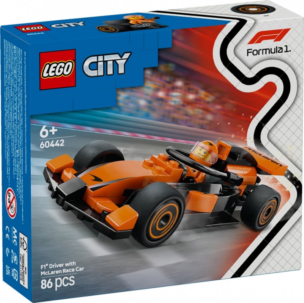 LEGO® City 60442 Dirkač in bolid F1 McLaren