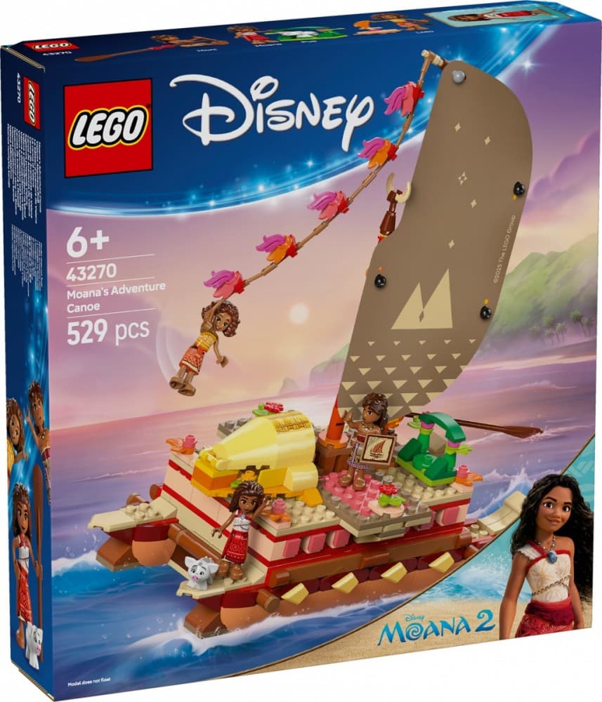 LEGO® Disney 43270 Kajak pustolovščina Vaiane