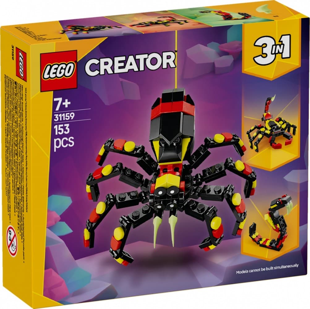 LEGO Creator 3v1: Divje živali - nevaren pajek (31159)