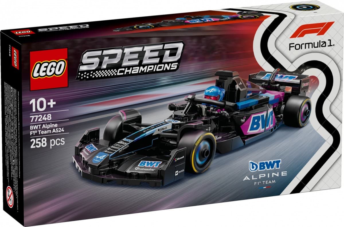 LEGO Speed Champions 77248 "BWT Alpine Team F1 A524 bolid" - Luksuzni dirkalnik za zbiratelje