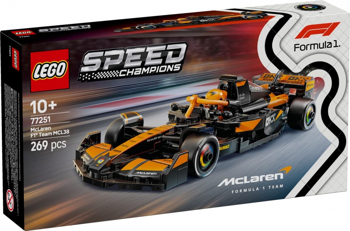 LEGO Speed Champions 77251 bolid F1 McLaren Team MCL38