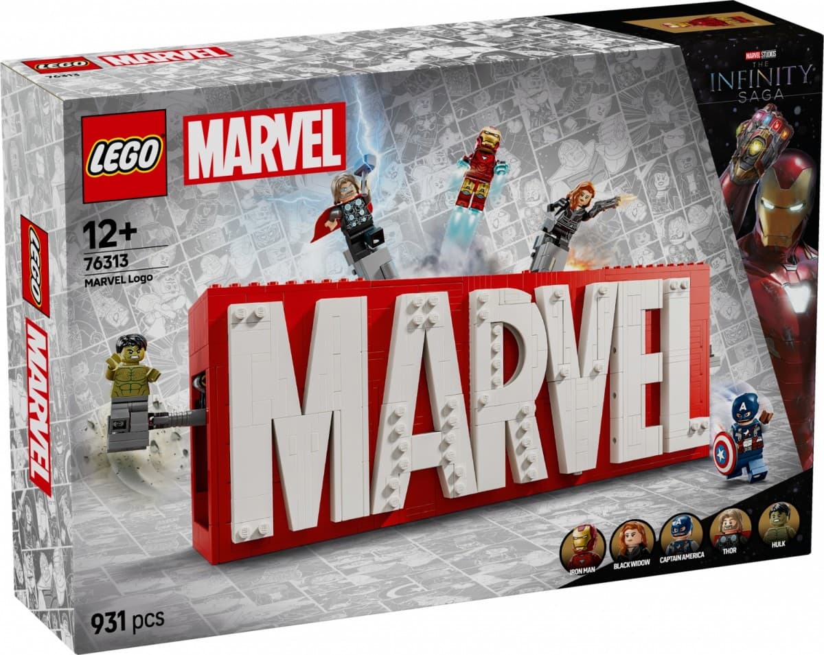 LEGO® Marvel 76313 Logo MARVEL z minifigurkami