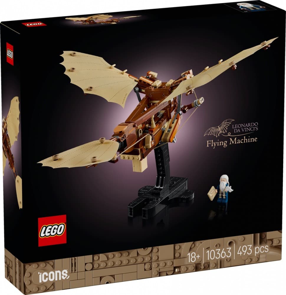 LEGO Icons Leonardo da Vinci Leteči stroj 10363 - komplet za gradnjo