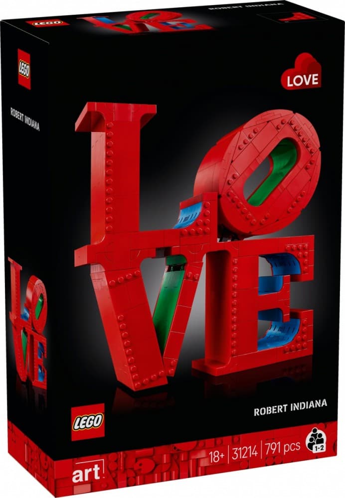 LEGO Art 31214 Ljubezen - ikonična skulptura za odrasle