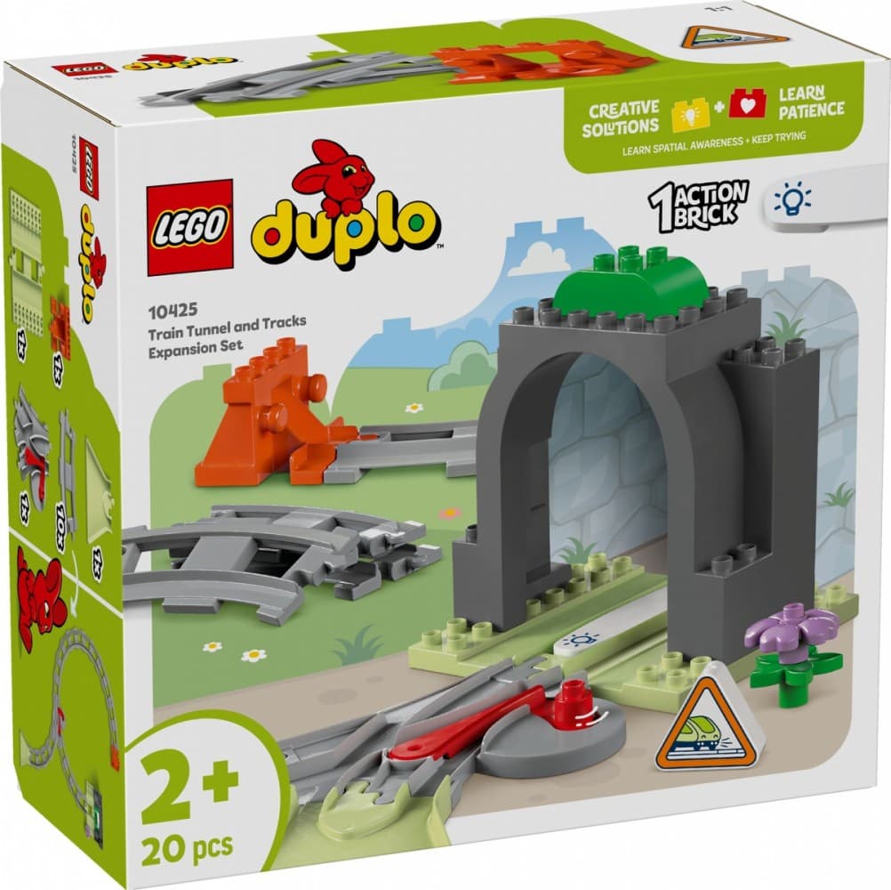 LEGO DUPLO 10425 Predor in tiri - razširitveni paket za vlake