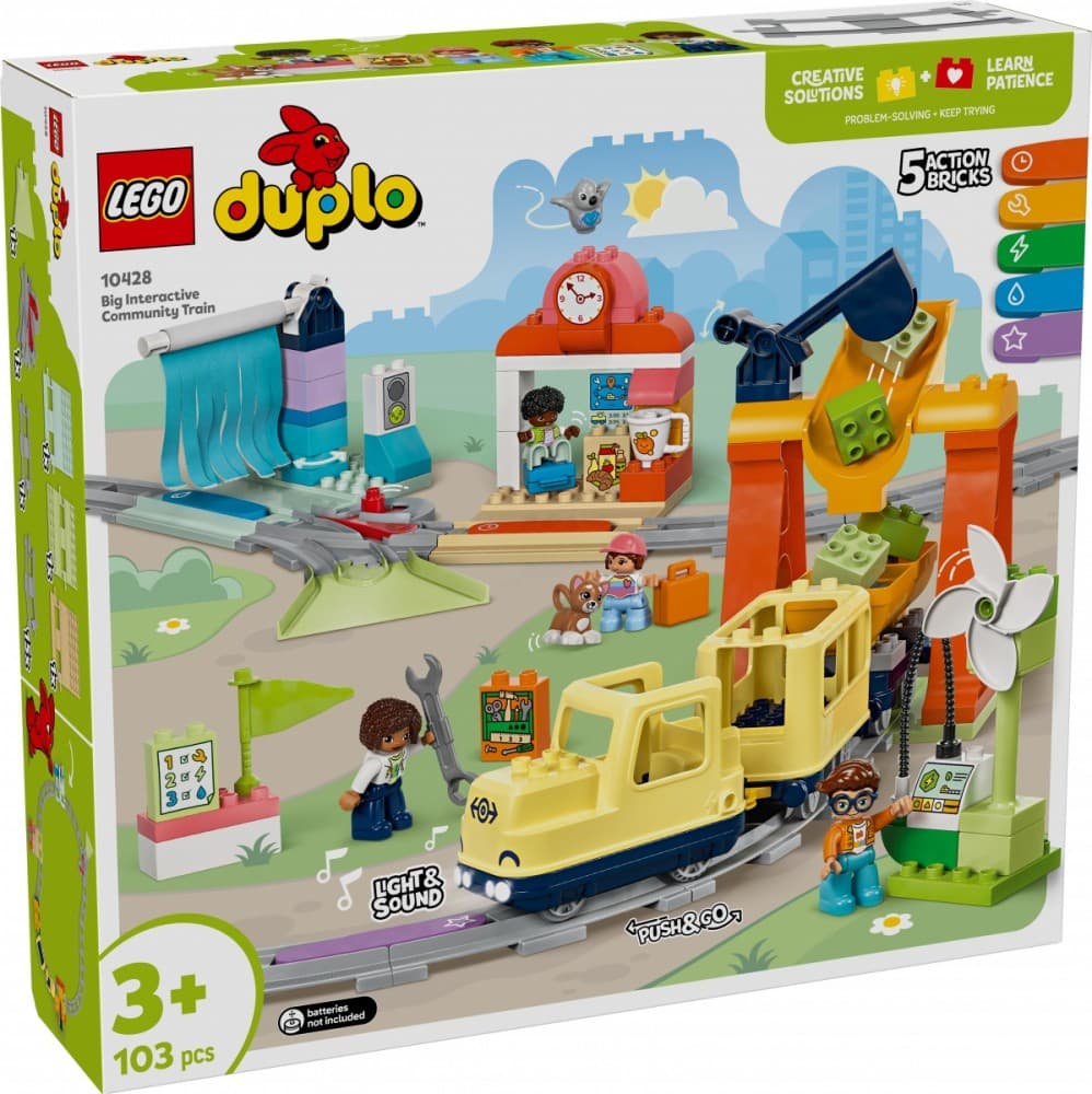 LEGO DUPLO 10428 Veliki interaktivni mestni vlak