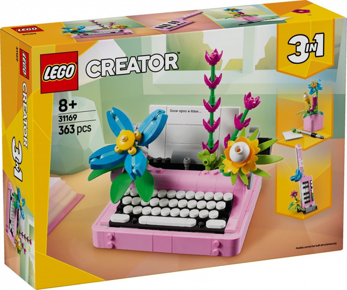 LEGO Creator 3 v 1 Pisalni stroj s cvetjem (31169)