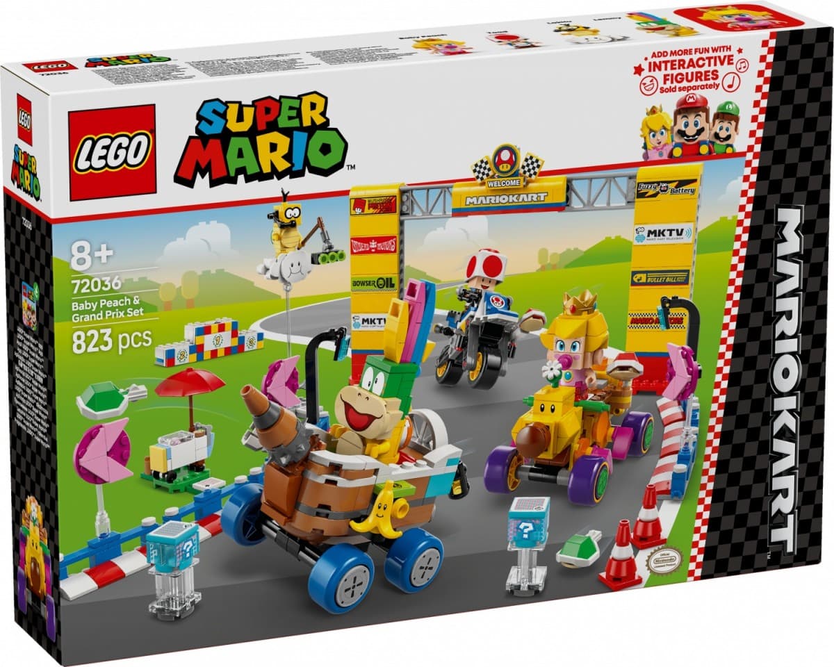 LEGO Super Mario Kart: Baby Peach & Grand Prix (72036)