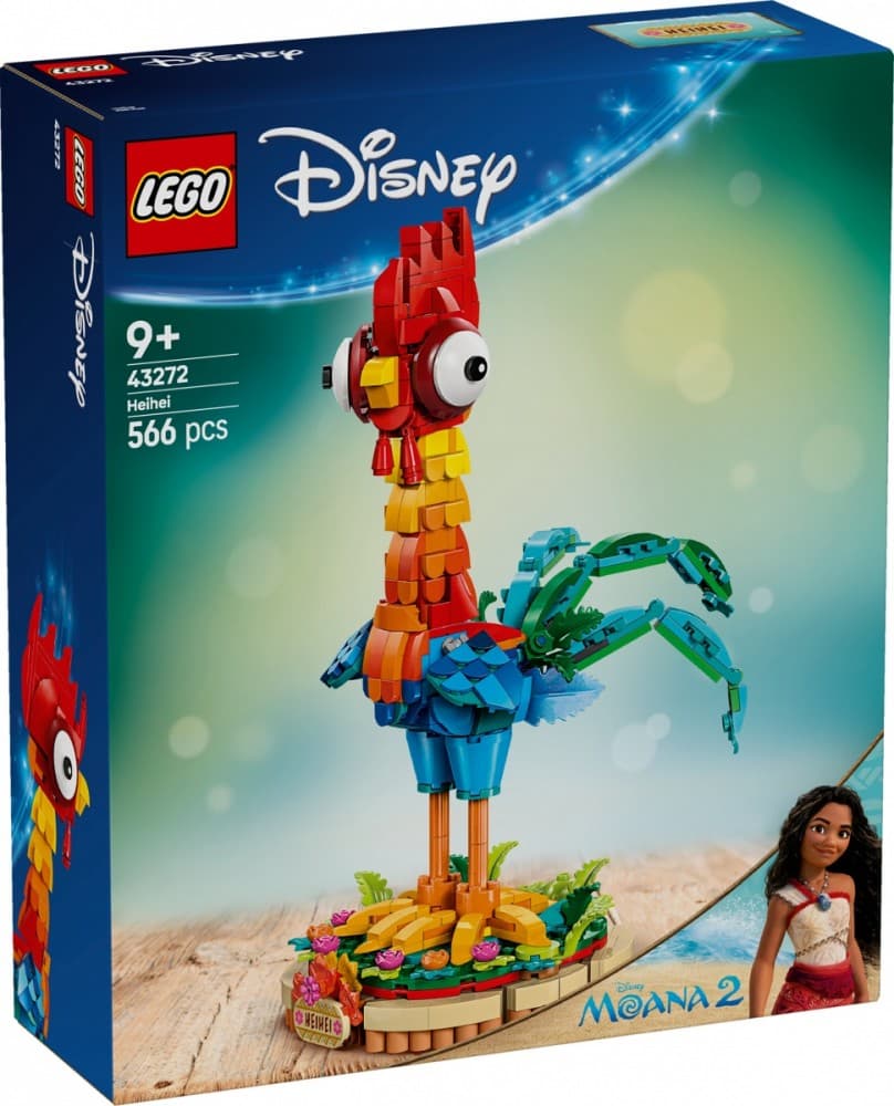 LEGO Disney 43272 Figura Heihei iz Vaiane, gibljiva