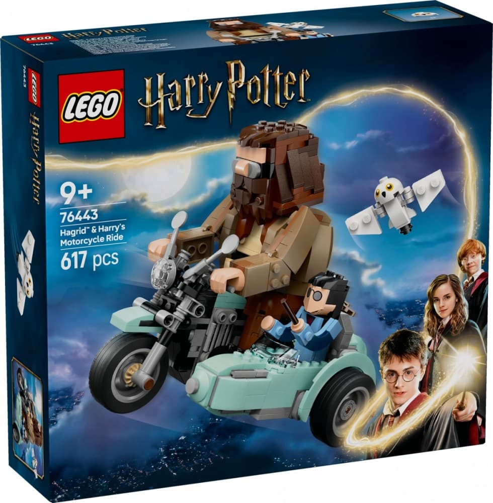LEGO Harry Potter™ Hagridova in Harryjeva vožnja z motorjem 76443