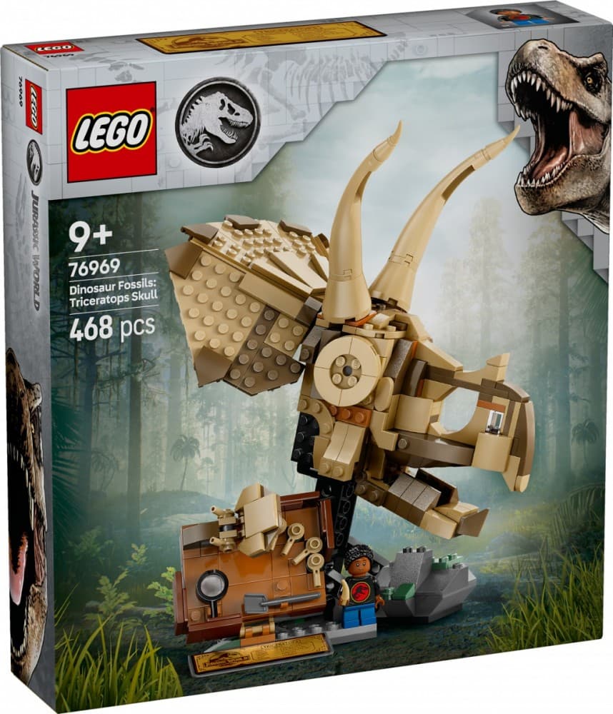 LEGO Jurassic World™ Skeleti dinozavrov: Lobanja Triceratopsa 76969