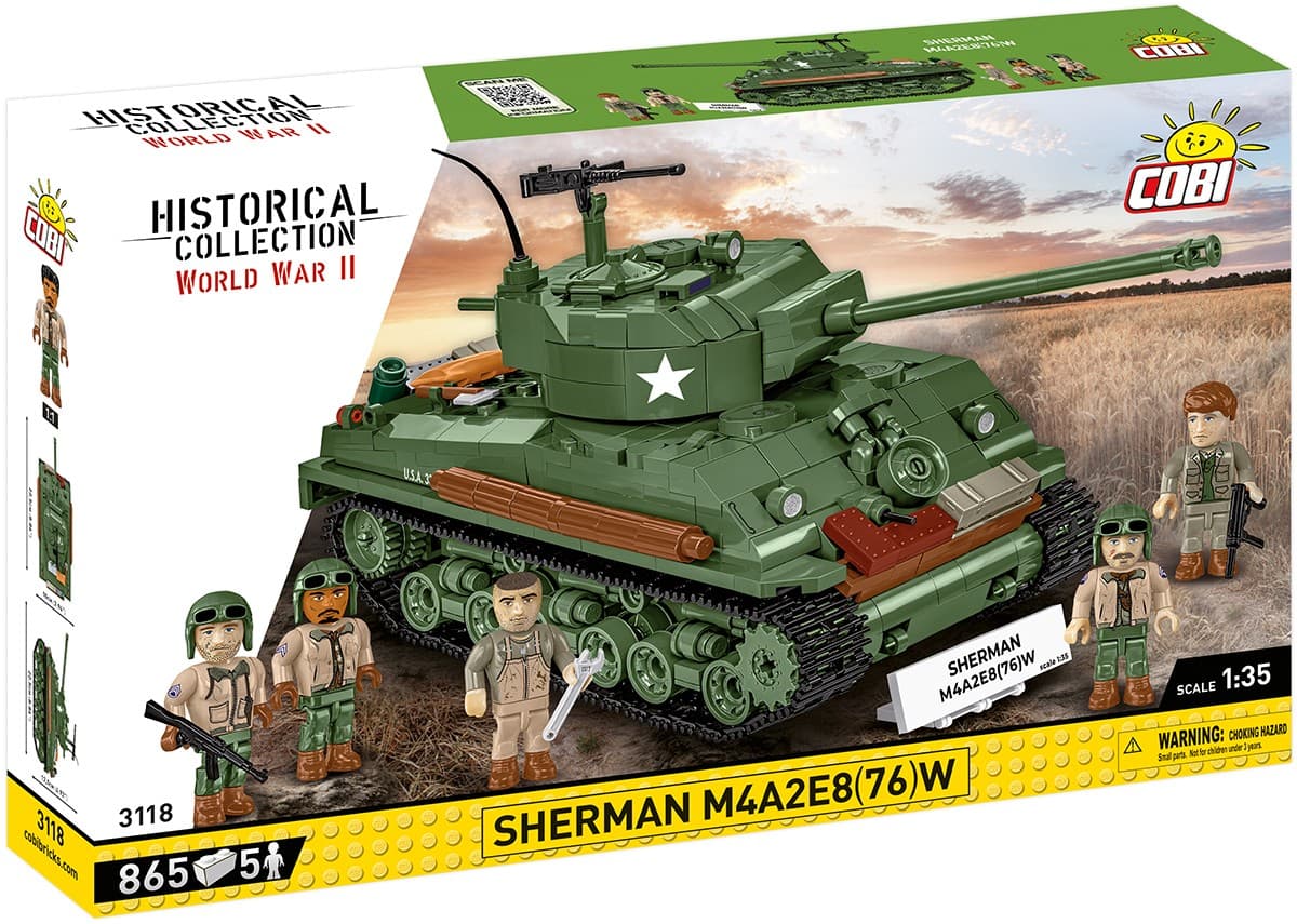 COBI Kocke Sherman M4A2E8 865 kosi+