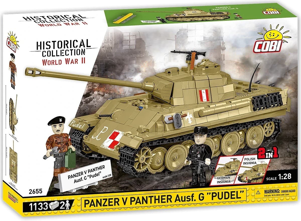 COBI Kocke Panzer V Panther Ausf.G "Pudel" 1133 kos