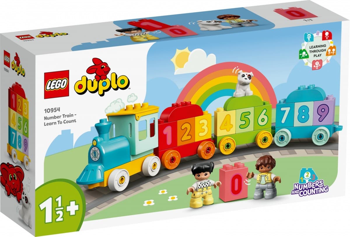 LEGO DUPLO Vlak s številkami 10954 - Učenje štetja