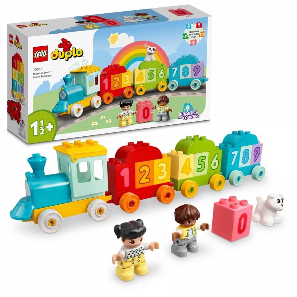 LEGO DUPLO Vlak s številkami 10954 - Učenje štetja 2