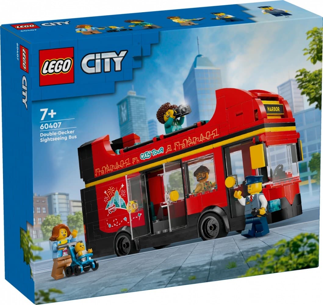 LEGO City Rdeči dvonadstropni avtobus 60407