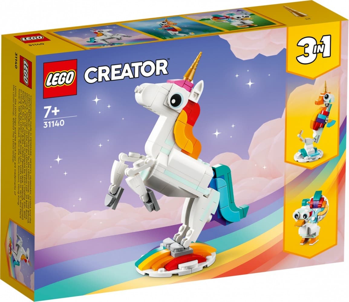 LEGO Creator 3 v 1 31140 Čarobni samorog