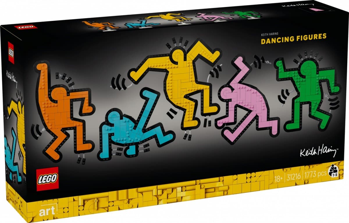 LEGO Art 31216 Keith Haring - plešoče figure