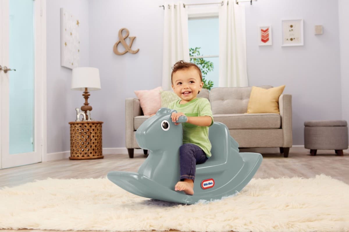 LITTLE TIKES Konjiček na guganje, siv 2