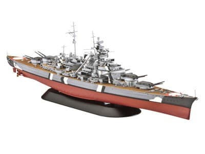 REVELL Plastični model vojaške ladje Bismarck