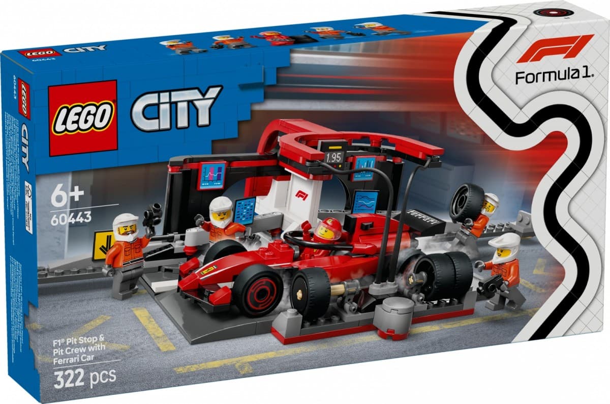 LEGO City 60443 Ferrari F1 Pit Stop