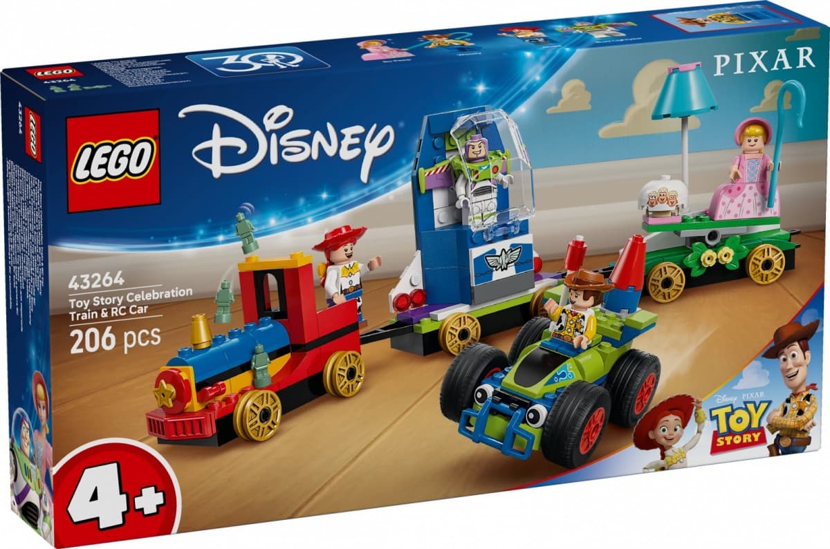 LEGO DISNEY 43264 Toy Story - Posebni vlak in gospod direktor