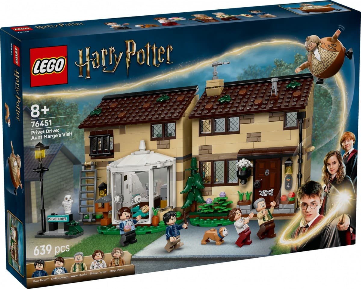 LEGO Harry Potter Privet Drive 4: Obisk tete Marge 76451