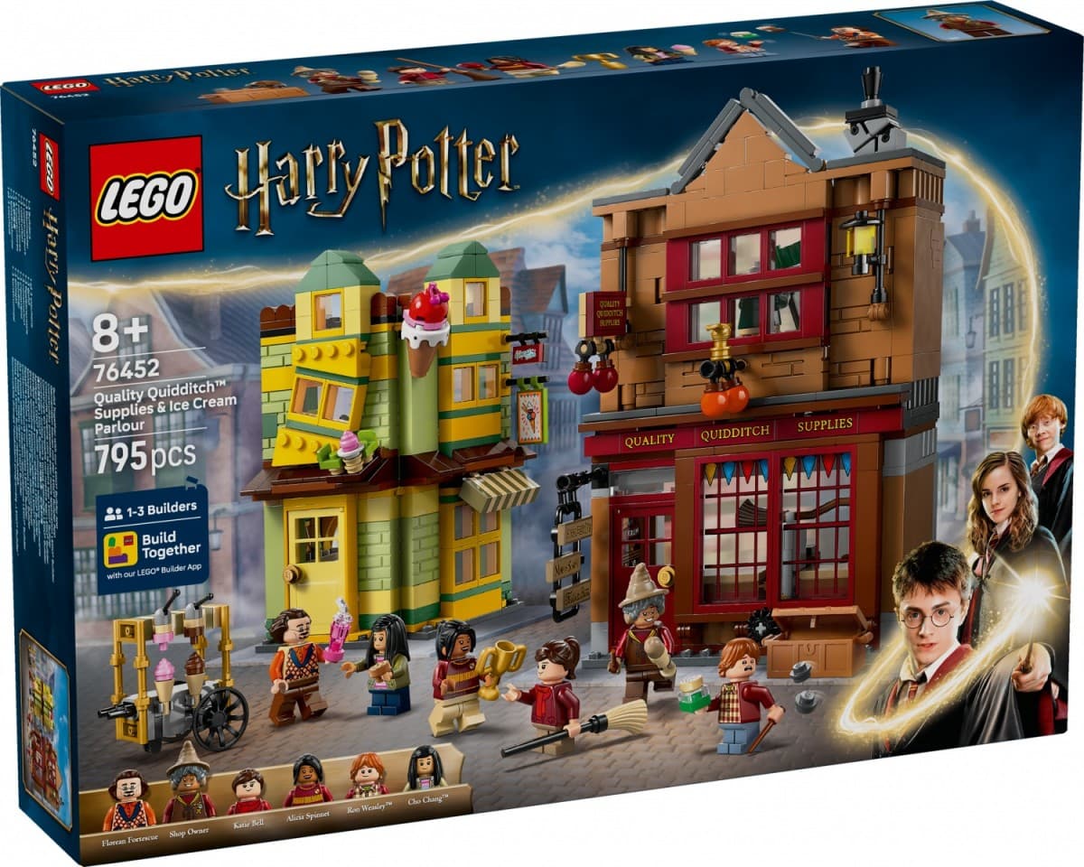 LEGO Harry Potter Ulica Škotska: Oprema Quidditcha in Lado 76452