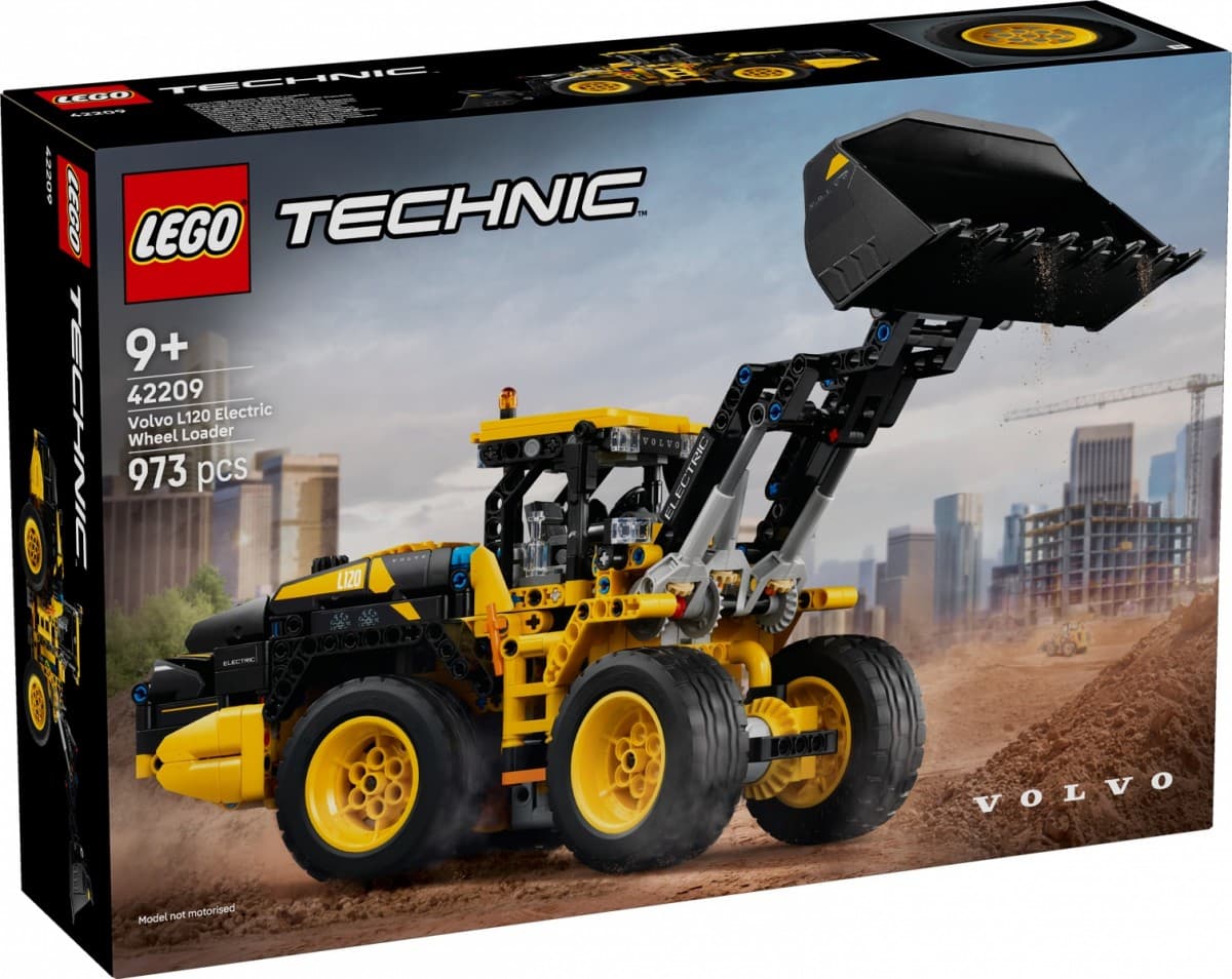 LEGO Technic Volvo L120 Electric Kladilna Lopatna Nakladalka (42209)