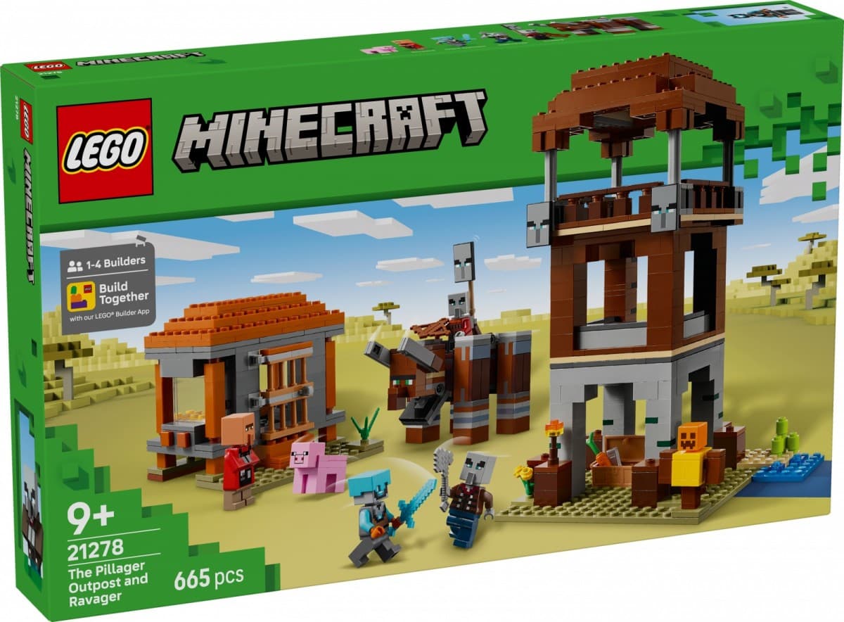 LEGO MINECRAFT 21278 Skrivališče razbojnikov in pustolovcev