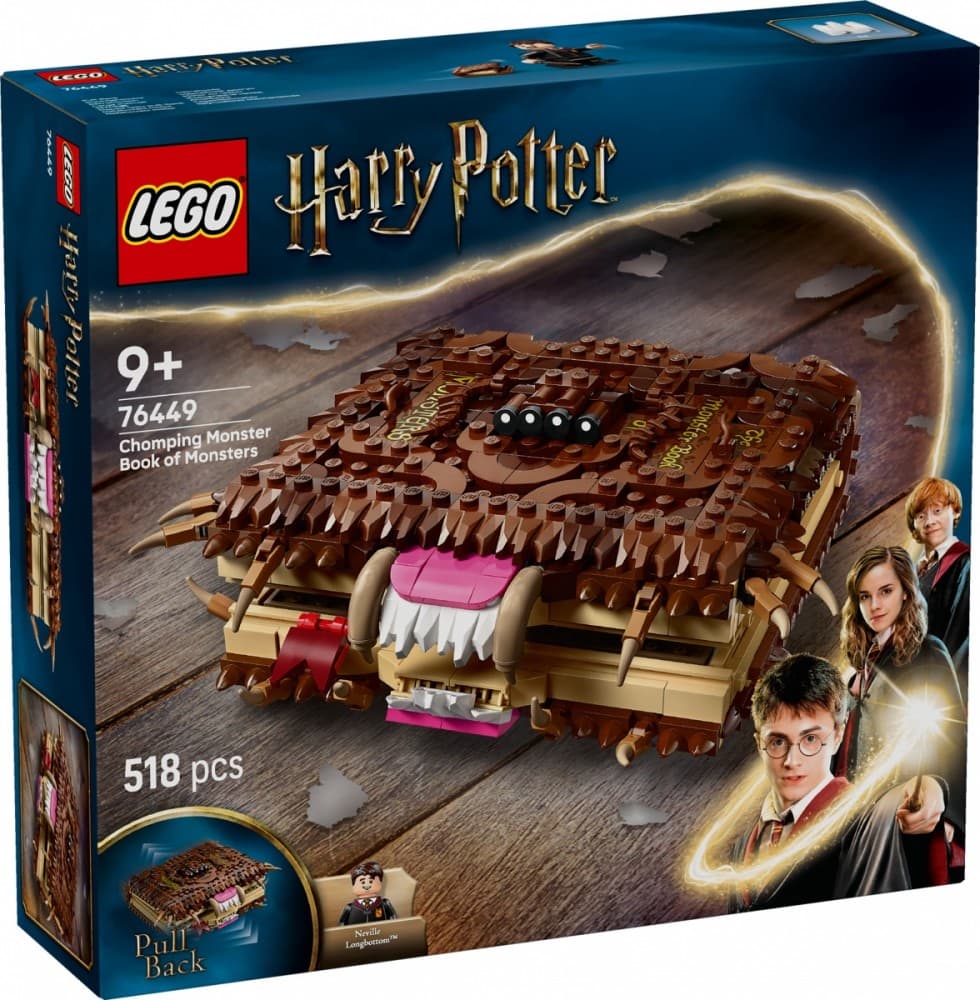 LEGO Harry Potter Pošastna Knjiga Pošasti z Zobmi 76449 - Gibljiva igrača